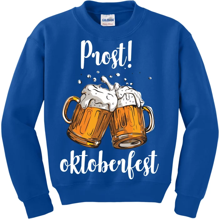 Beer Oktoberfest Prost Cheers Kids Sweatshirt