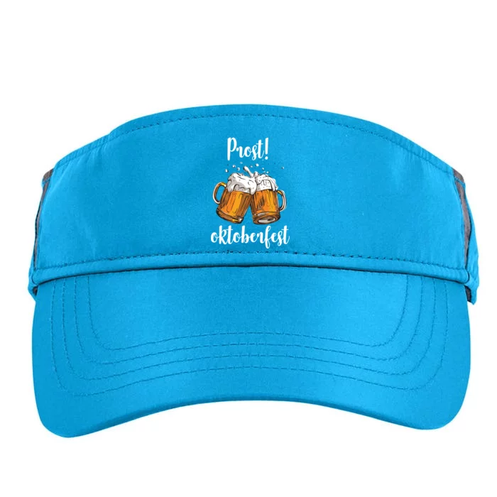 Beer Oktoberfest Prost Cheers Adult Drive Performance Visor