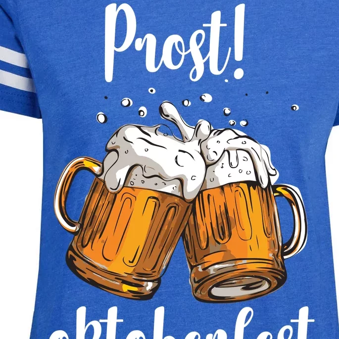 Beer Oktoberfest Prost Cheers Enza Ladies Jersey Football T-Shirt