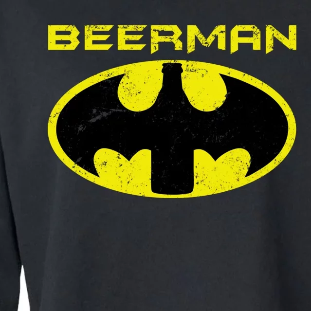 Beerman Cropped Pullover Crew