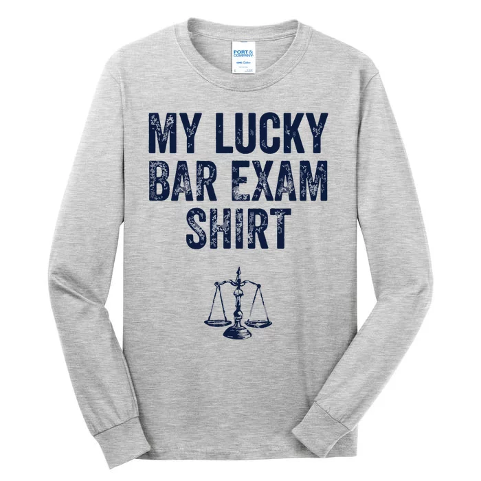 Bar Exam Funny Law School Graduation Gifts For Him Her Tall Long Sleeve T-Shirt