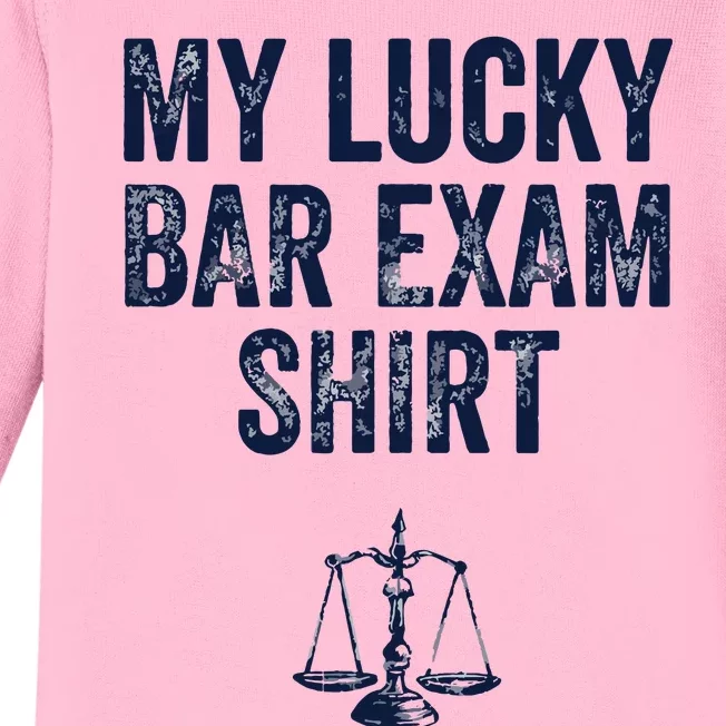 Bar Exam Funny Law School Graduation Gifts For Him Her Baby Long Sleeve Bodysuit