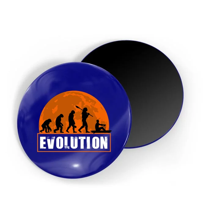 Boating Evolution Funny Hu Evolution For Boating Gift Magnet