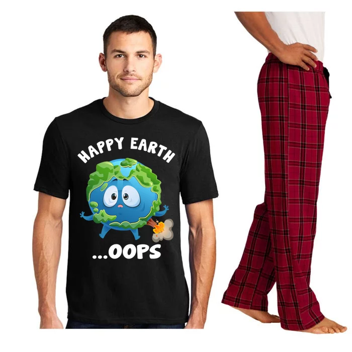 Birthday Earth Fart Poop Earth Day Gift Pajama Set