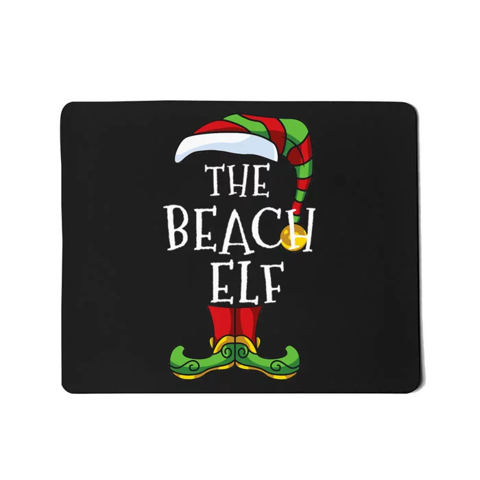 Beach Elf Family Matching Christmas In July Funny Mousepad