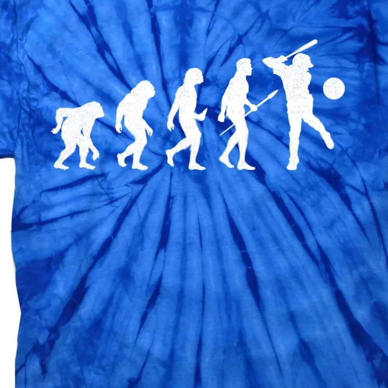 Baseball Evolution Funny Sport Humor Gift Tie-Dye T-Shirt