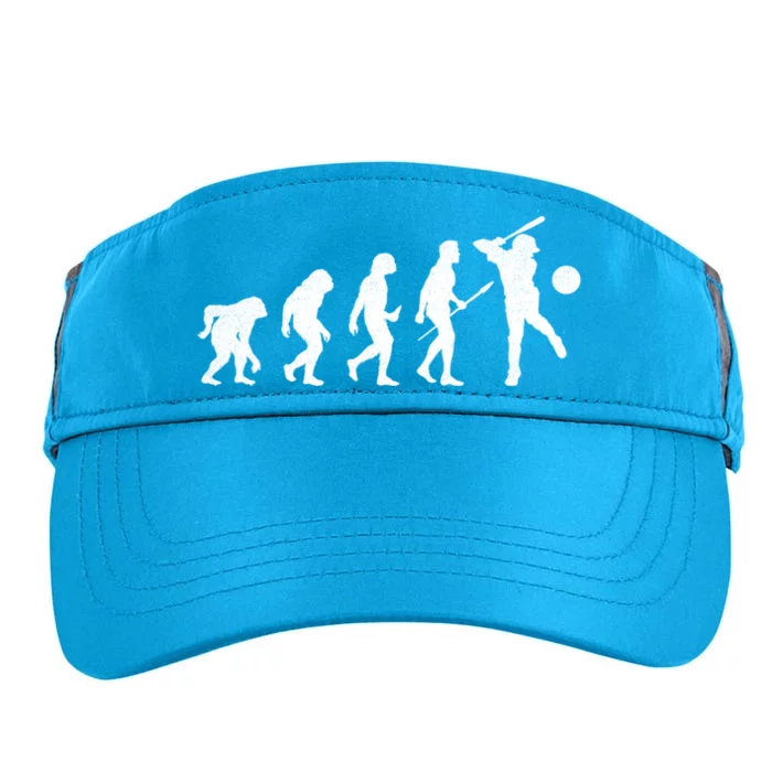 Baseball Evolution Funny Sport Humor Gift Adult Drive Performance Visor