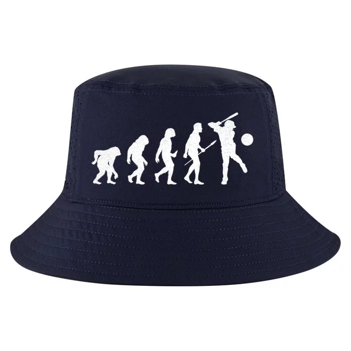 Baseball Evolution Funny Sport Humor Gift Cool Comfort Performance Bucket Hat