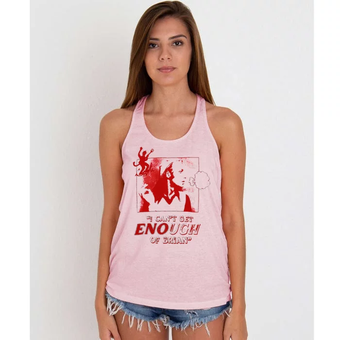 Brian Eno Fan Art Women's Knotted Racerback Tank