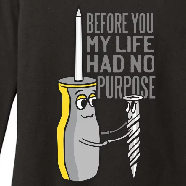 Before You My Life Had No Purpose Tool Womens CVC Long Sleeve Shirt