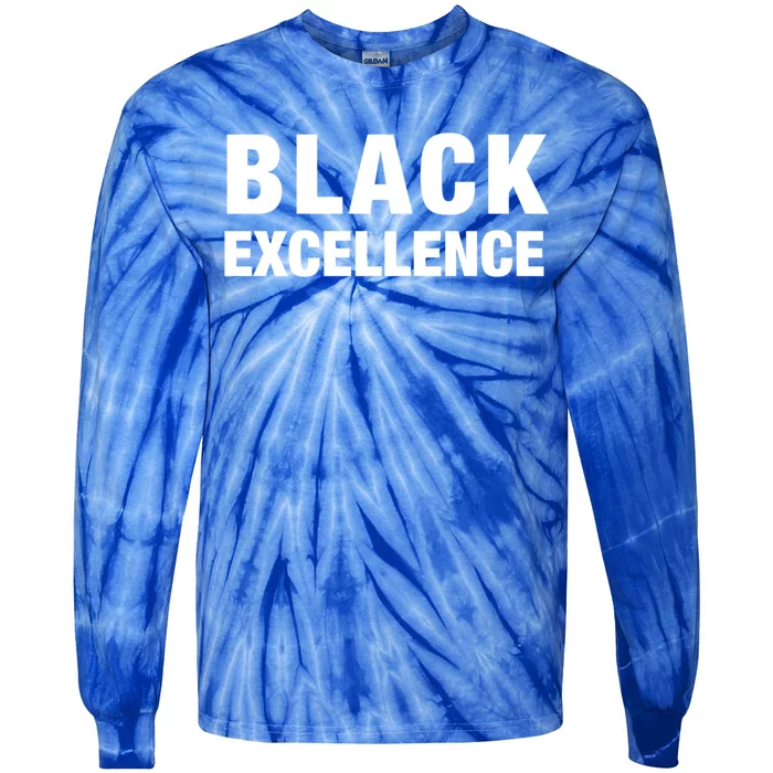 Black Excellence Gift Black History Month Gift Tie-Dye Long Sleeve Shirt