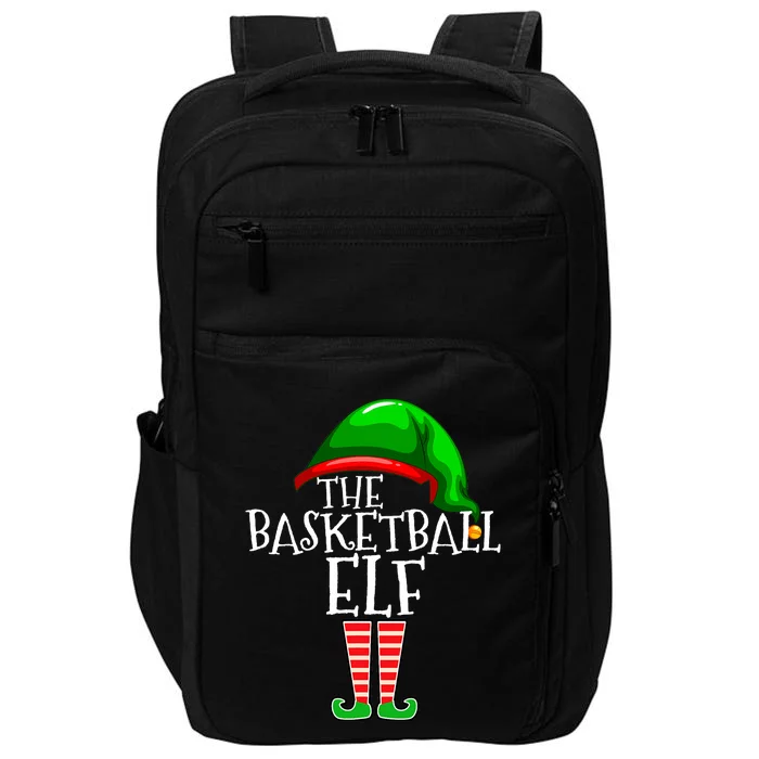 Basketball Elf Group Matching Family Christmas Gift Outfit Impact Tech Backpack