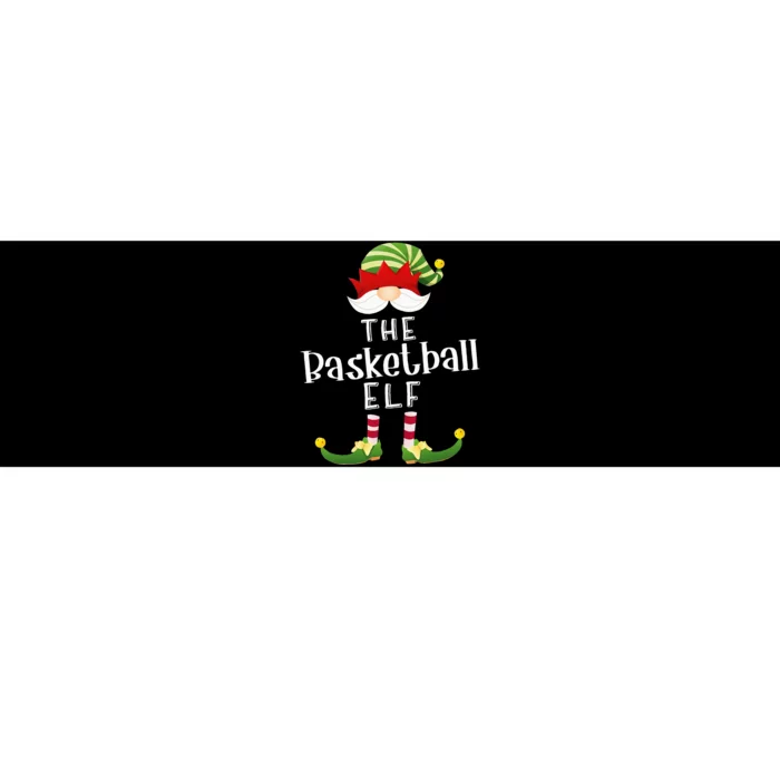 Basketball Elf Group Christmas Funny Pajama Party Bumper Sticker