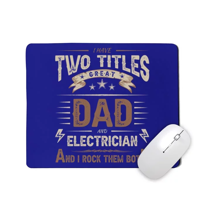 Best Electrician Graduation Electrical Engineer Exam Dad Gift Mousepad