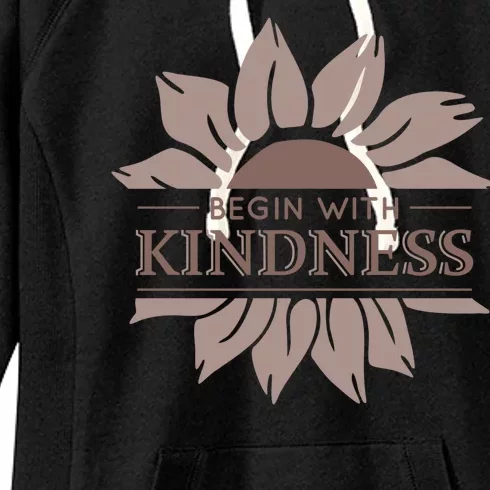 Begin With Kindness Women's Fleece Hoodie