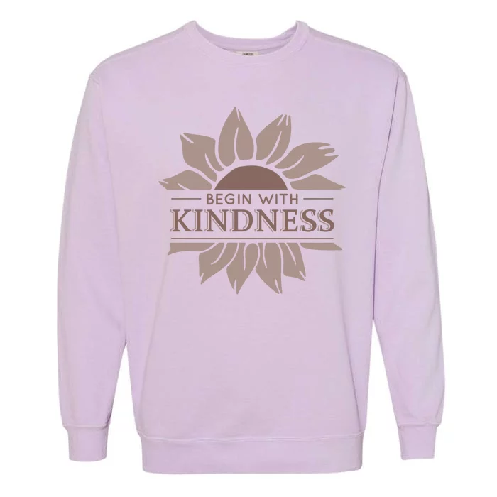 Begin With Kindness Garment-Dyed Sweatshirt