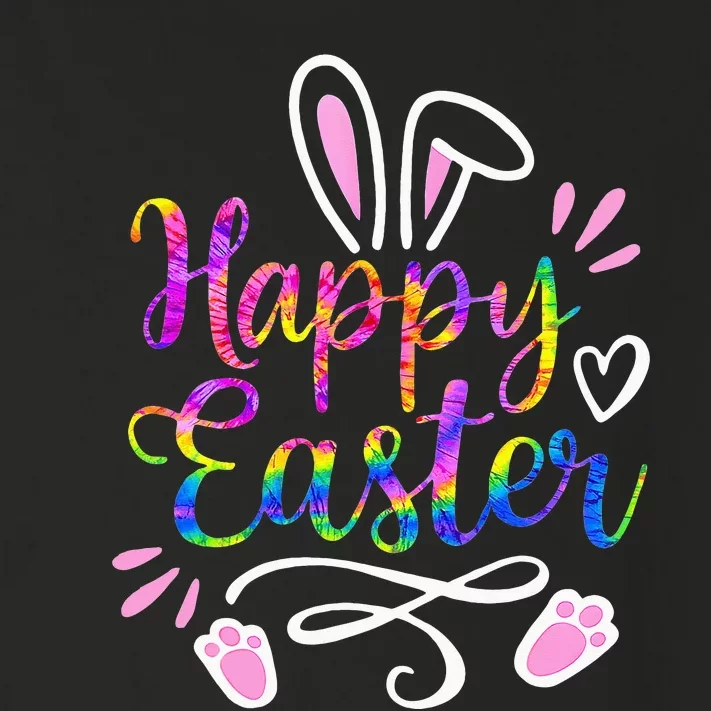 Bunny eggs hunt Rabbit Face tie dye Easter Day Toddler Long Sleeve Shirt