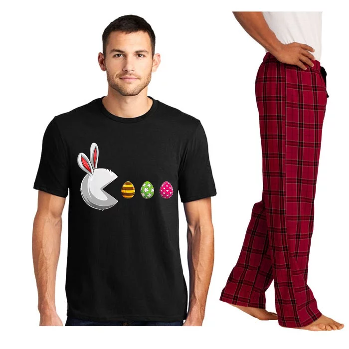 Bunny Egg Hunt Funny Gamer Happy Easter Day Pajama Set