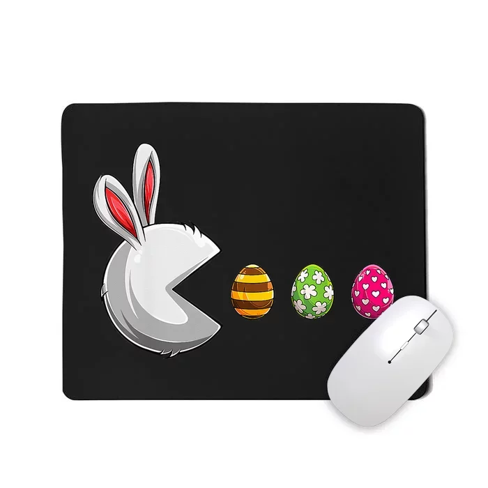 Bunny Egg Hunt Funny Gamer Happy Easter Day Mousepad