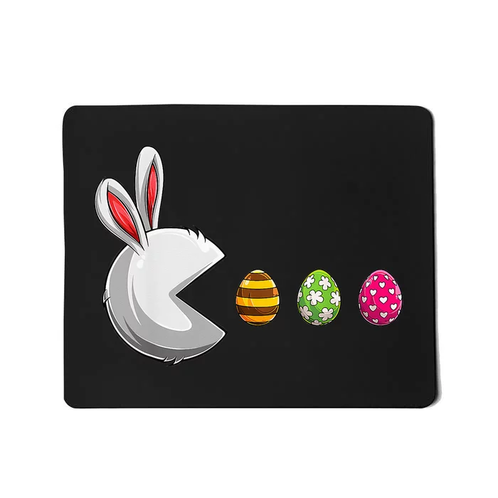 Bunny Egg Hunt Funny Gamer Happy Easter Day Mousepad