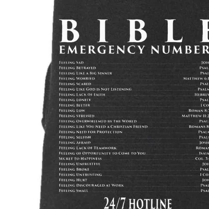 Bible Emergency Hotline Numbers Cool Christian Doggie 3-End Fleece Hoodie