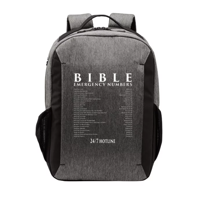 Bible Emergency Hotline Numbers Cool Christian Vector Backpack