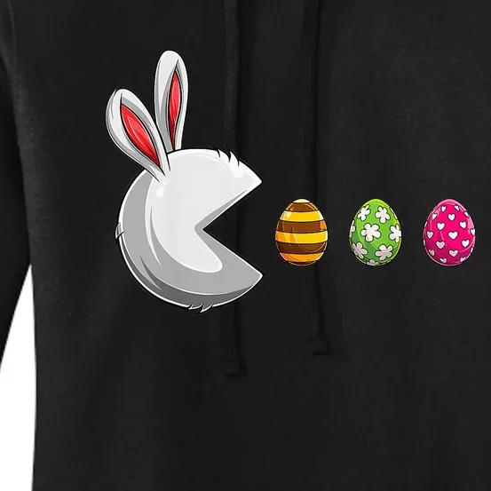 Bunny Egg Hunt Gamer Happy Easter Day Women's Pullover Hoodie