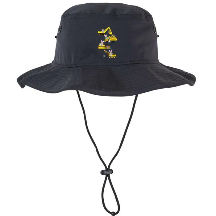 Bunny Egg Hunting Heavy Equipment Easter Legacy Cool Fit Booney Bucket Hat