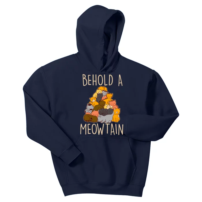 Behold A Meowtian Cats Kids Hoodie