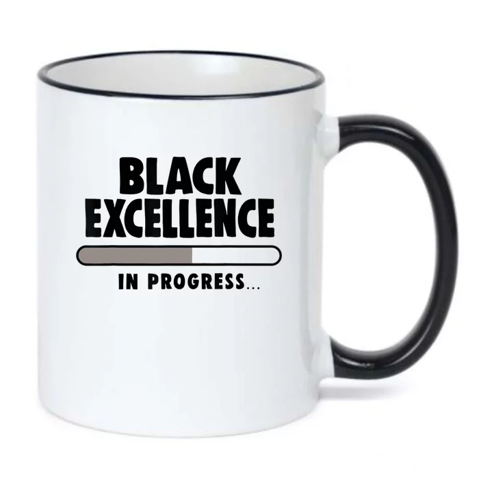 Black Excellence In Progress Black History Wo African Black Color Changing Mug