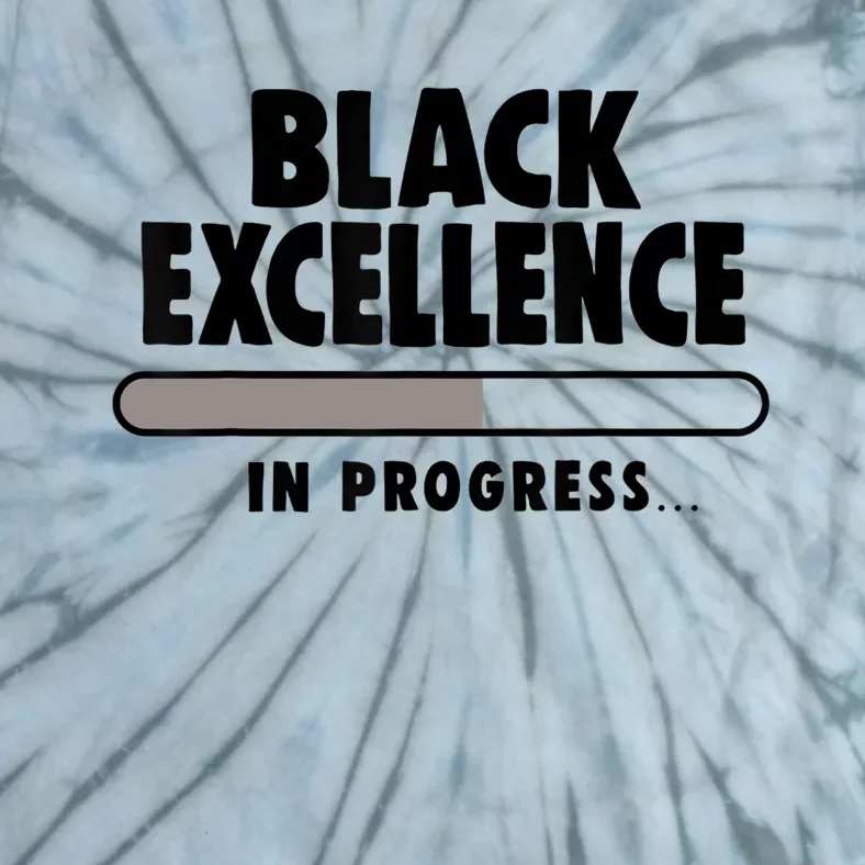 Black Excellence In Progress Black History Wo African Tie-Dye T-Shirt