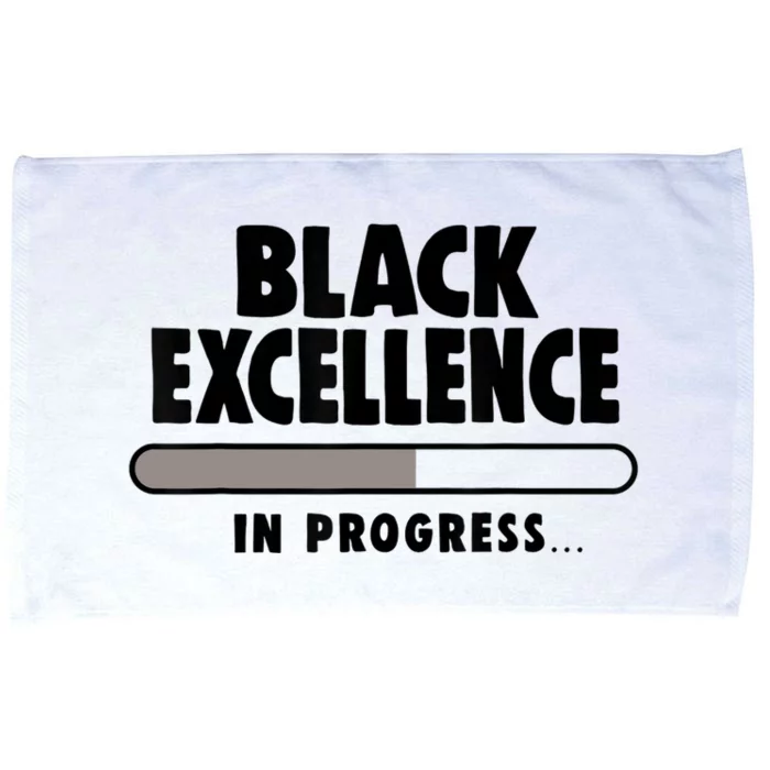 Black Excellence In Progress Black History Wo African Microfiber Hand Towel