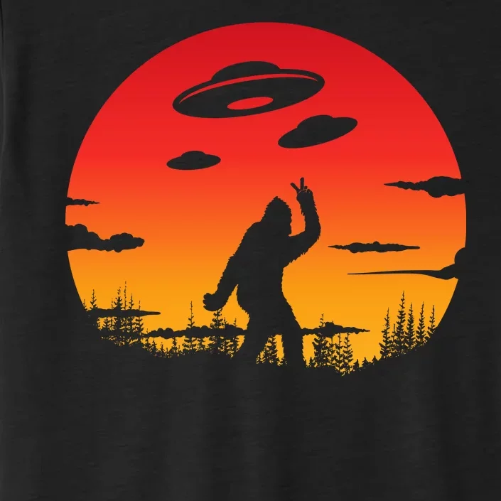 Believe Bigfoot UFO ChromaSoft Performance T-Shirt