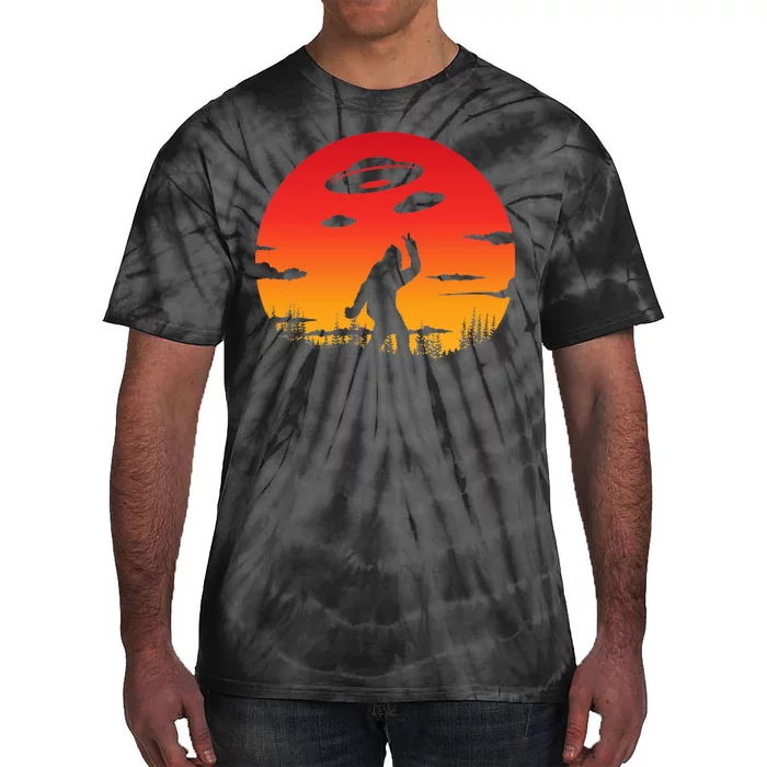 Believe Bigfoot UFO Tie-Dye T-Shirt