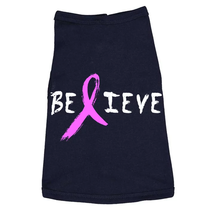 Believe Breast Cancer Doggie Tank