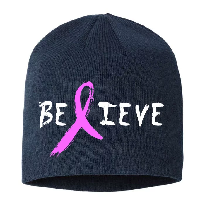 Believe Breast Cancer 8 1/2in Sustainable Knit Beanie