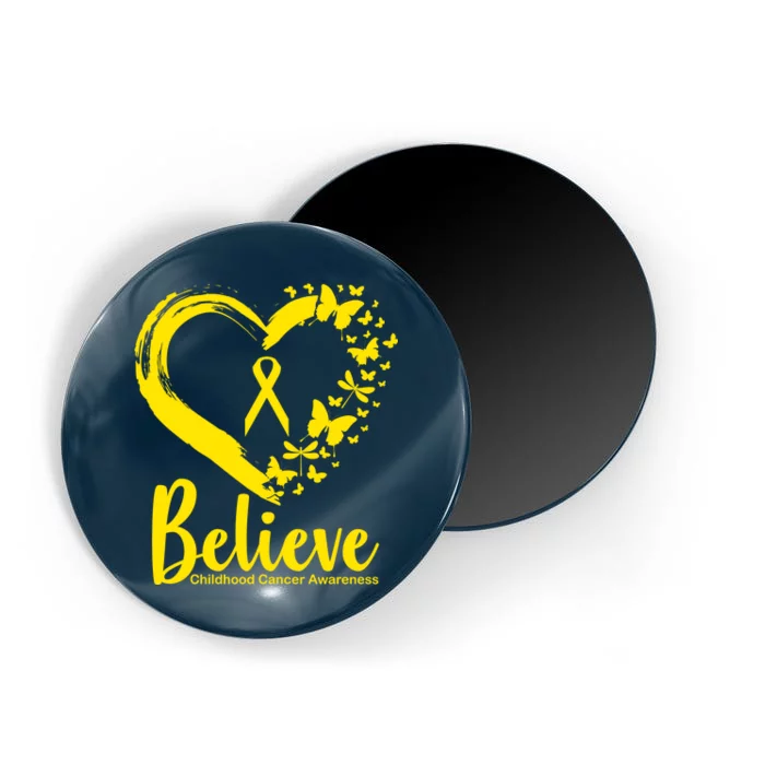 Believe Childhood Cancer Awareness Magnet