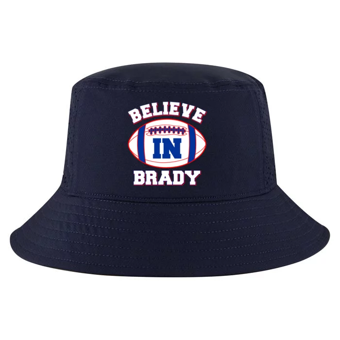 Believe In Brady Fan Football Design Cool Comfort Performance Bucket Hat