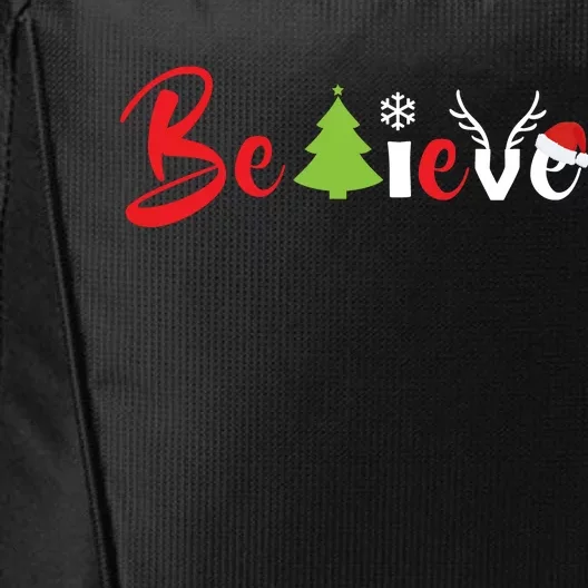 Believe In Christmas Spirit City Backpack