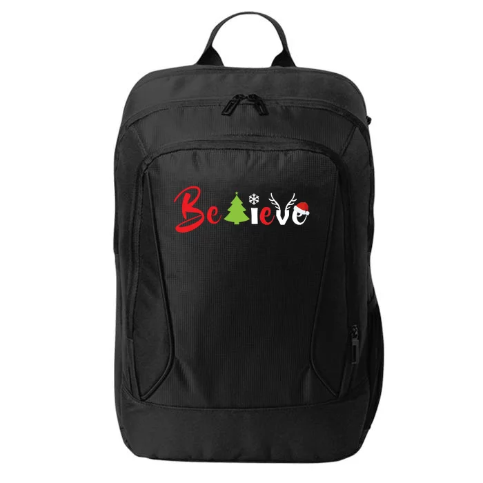 Believe In Christmas Spirit City Backpack