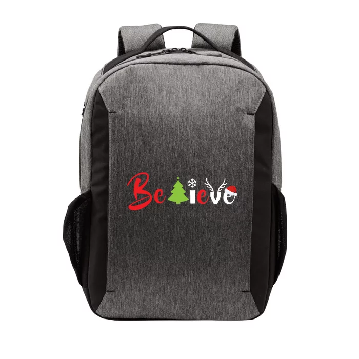 Believe In Christmas Spirit Vector Backpack