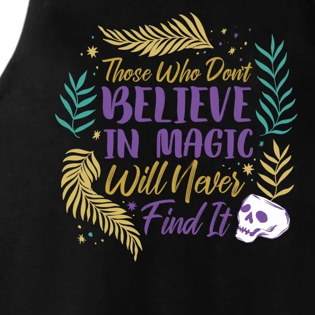 Believe In Magic Ladies Tri-Blend Wicking Tank