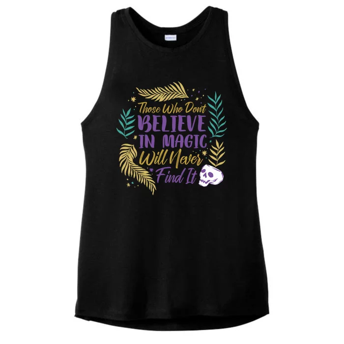 Believe In Magic Ladies Tri-Blend Wicking Tank