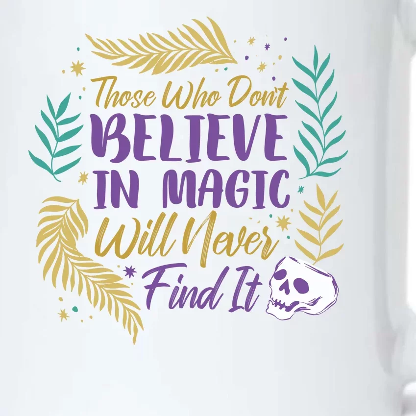 Believe In Magic Black Color Changing Mug