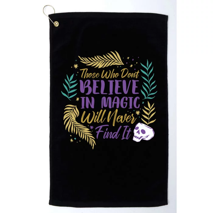 Believe In Magic Platinum Collection Golf Towel