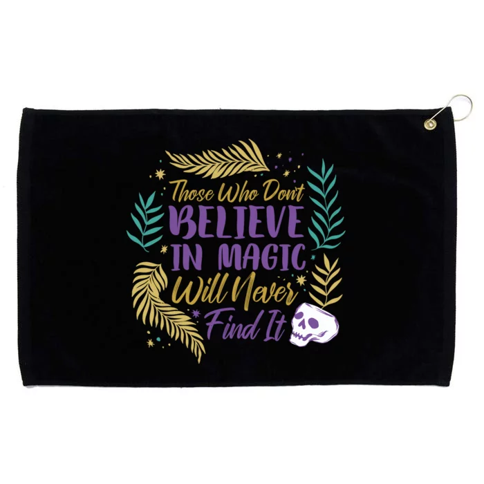 Believe In Magic Grommeted Golf Towel