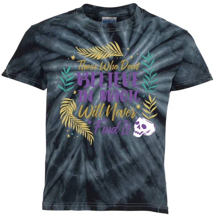 Believe In Magic Kids Tie-Dye T-Shirt