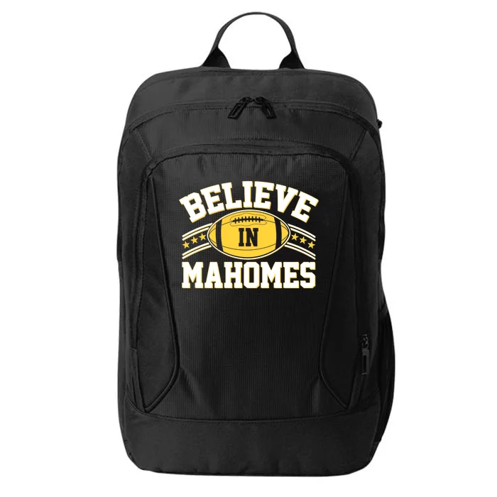 Believe In Mahomes KC Football Kansas City Fan City Backpack