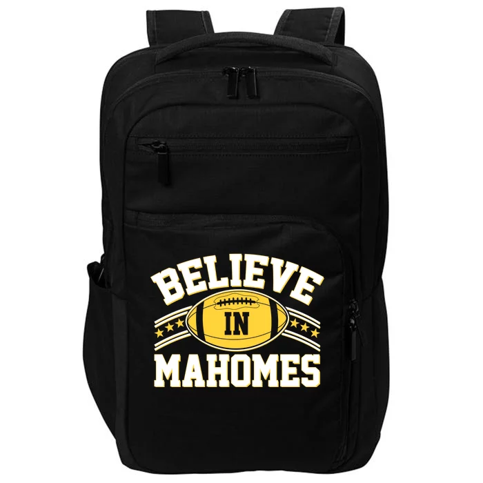 Believe In Mahomes KC Football Kansas City Fan Impact Tech Backpack