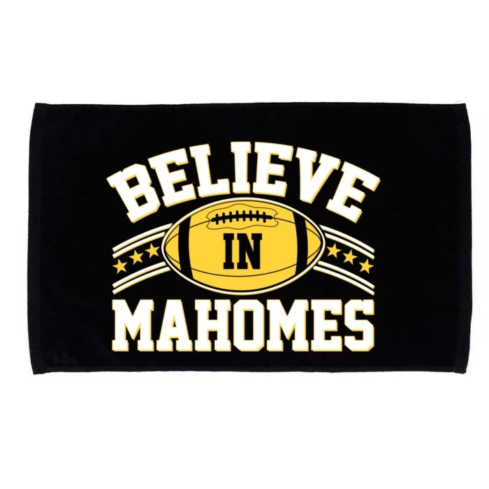 Believe In Mahomes KC Football Kansas City Fan Microfiber Hand Towel